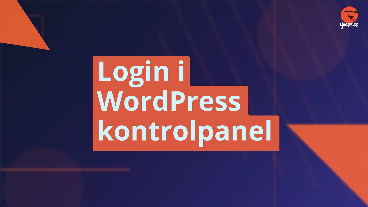 Sådan logger du ind på WordPress (WP-Admin)