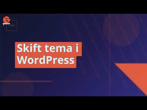 Sådan installerer du et tema i WordPress